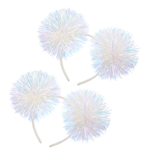 LIFKOME 2Stücke Pack Lametta Stirnbänder Für Glitzernde Pompom Kopfbedeckung Für Festliche Anlässe Und Partys Weißes Stirnband Als Party Accessoire LIFKOME 2Stücke Pack Lametta Stirnbänder Für Glitzernde Pompom Kopfbedeckung Für Festliche Anlässe Und Partys Weißes Stirnband Als Party Accessoire von LIFKOME