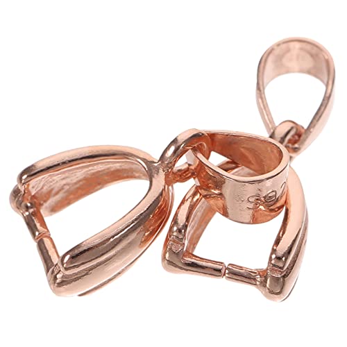 LIFKOME 2Stücke Silber DIY Anhängerverschluss Robuster Schmuckverschluss Für Halsketten Und Armbänder Hochwertige Prise Design Für Schmuckherstellung Roségold Finish von LIFKOME