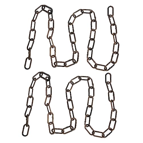 LIFKOME 2er Satz Simulierte Eisenkette Halloween Requisiten Party Dekoration Gefangenen Kette Imitationskette Für Cosplay Bühnenauftritte LIFKOME 2er Satz Simulierte Eisenkette Halloween Requisiten Party Dekoration Gefangenen Kette Imitationskette Für Cosplay Bühnenauftritte von LIFKOME