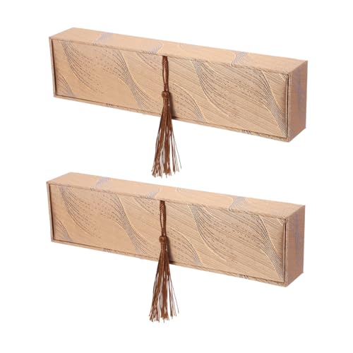 LIFKOME 2stücke Schmuckschatulle Für Halsketten Aus Karton Schmuckschatulle Im Chinesischen Stil Lange Für Anhänger Und Armbänder Aufbewahrungsbox Für Schmuckstücke LIFKOME 2stücke Schmuckschatulle Für Halsketten Aus Karton Schmuckschatulle Im Chinesischen Stil Lange Für Anhänger Und Armbänder Aufbewahrungsbox Für Schmuckstücke von LIFKOME
