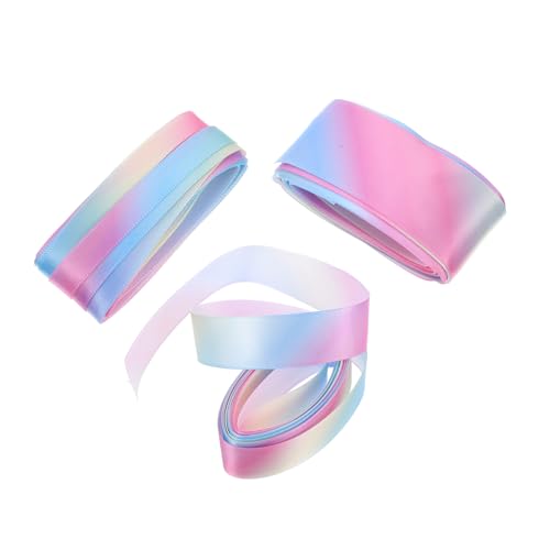 LIFKOME 3 Rollen Bunte und Bastelbänder Seidenbänder für DIY Dekoration Verpackung und Handwerk für Feste Kostüme und Kreative Projekte von LIFKOME
