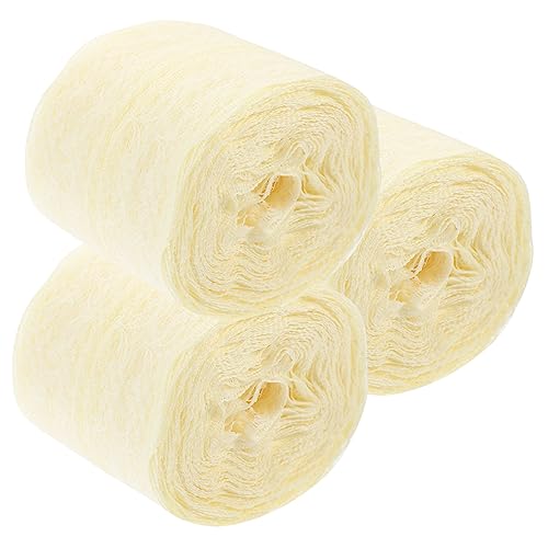 LIFKOME 3 Rollen Cremefarbenes Spitzenband Breit Rüschenspitze Spitze Borte Ribbons für DIY Handwerk Kleidung Dekoration Vintage Spitze für Scrapbooking Geschenkverpackung LIFKOME 3 Rollen Cremefarbenes Spitzenband Breit Rüschenspitze Spitze Borte Ribbons für DIY Handwerk Kleidung Dekoration Vintage Spitze für Scrapbooking Geschenkverpackung von LIFKOME