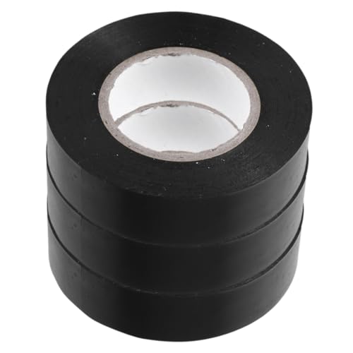 LIFKOME 3 Rollen Isolierband Hochtemperatur Isolierband für Elektriker pro PVC Klebeband für Elektrische Anwendungen und Verkabelung von LIFKOME