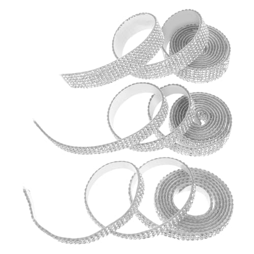 LIFKOME 3 Rollen Selbstklebendes Strassband mit Weißen Strasssteinen Reihen Glitzerndes DIY Dekorationsband für Kleidung Schuhe Taschen Vielseitig für Textilien und Bastelprojekte LIFKOME 3 Rollen Selbstklebendes Strassband mit Weißen Strasssteinen Reihen Glitzerndes DIY Dekorationsband für Kleidung Schuhe Taschen Vielseitig für Textilien und Bastelprojekte von LIFKOME