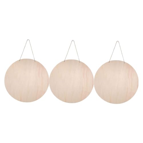LIFKOME 3 Sätze Holzscheiben Unvollendete Holzscheiben mit Seil Rund für DIY Bastelprojekte Kreative Kinderaktivitäten und Dekorationen LIFKOME 3 Sätze Holzscheiben Unvollendete Holzscheiben mit Seil Rund für DIY Bastelprojekte Kreative Kinderaktivitäten und Dekorationen von LIFKOME