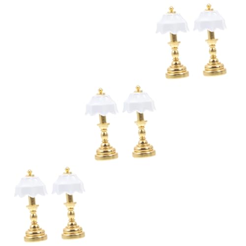 LIFKOME 3 Sätze Mini-schreibtischlampenmodell Schlafzimmerlampe Nachttisch Miniaturen Mini-möbelmodell Puppe Modell Lampe Mini -Lampe Mini-hausschmuck Metall Golden 2 Stücke * 3 LIFKOME 3 Sätze Mini-schreibtischlampenmodell Schlafzimmerlampe Nachttisch Miniaturen Mini-möbelmodell Puppe Modell Lampe Mini -Lampe Mini-hausschmuck Metall Golden 2 Stücke * 3 von LIFKOME