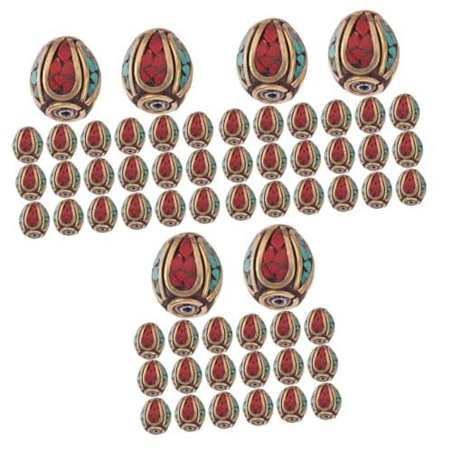 LIFKOME 3 Sätze Nepal Handmade Buddha Beads Messing Spacer Perlen Für Diy Schmuckherstellung Dekorative Lochperlen Im Tibetischen Stil Für Bastelprojekte Und Buddhistische 20 Stück * 3 LIFKOME 3 Sätze Nepal Handmade Buddha Beads Messing Spacer Perlen Für Diy Schmuckherstellung Dekorative Lochperlen Im Tibetischen Stil Für Bastelprojekte Und Buddhistische 20 Stück * 3 von LIFKOME