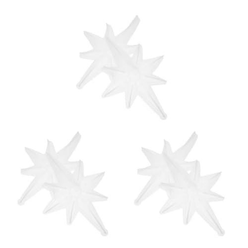 LIFKOME 3 Sätze Silikonformen Für Weihnachtssterne Octagonale Gießformen Für Diy Weihnachtsbaum Schmuck Für Epoxidharz Polymer Und Mehr 2 Stücke * 3 von LIFKOME