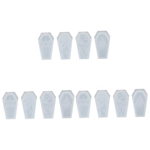 LIFKOME 3 Sätze Teiliges Diy Silikonform Set Für Aufbewahrungsboxen Halloween Kofferraum Design Für Epoxidharz Schmuckaufbewahrung Und Bastelprojekte 4 Stück * 3 von LIFKOME