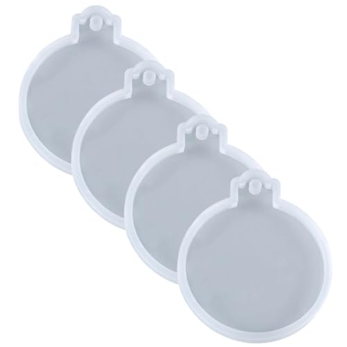LIFKOME 3 Sätze Teiliges Silikon Gießform Für Diy Weihnachtsplaketten Runde Anhänger Formen Wiederverwendbar Leicht Zu Entformen Für Bastelarbeiten Und 4 Stück * 3 LIFKOME 3 Sätze Teiliges Silikon Gießform Für Diy Weihnachtsplaketten Runde Anhänger Formen Wiederverwendbar Leicht Zu Entformen Für Bastelarbeiten Und 4 Stück * 3 von LIFKOME
