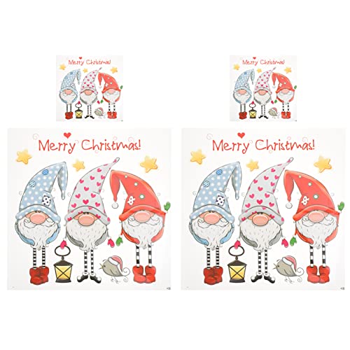 LIFKOME 3 Sätze Weihnachts Gnome Bügelbilder Diy Kleidung Deko Hochwertige Wärmeübertragungs Patches Für T Shirts Jacken Und Rucksäcke Festliche Applikationen Für Kreative 4 Stück * 3 von LIFKOME