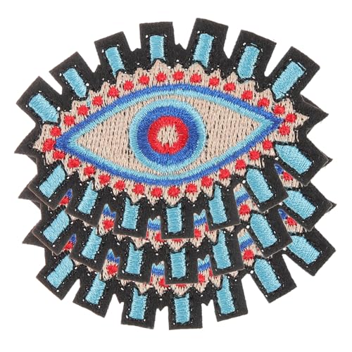 LIFKOME 3 Stück Aufbügelbare Alien Augen Patches Dekorative DIY Flicken für Kleidung Mützen Taschen Robustes Textil Abzeichen zum Reparieren und Verzieren von Mänteln Shirts von LIFKOME