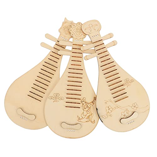 LIFKOME 3 Stück DIY Holz Lute für Musikinstrument im Chinesischen Stil Fördert Musikalische Früherziehung und DIY Projekte für Jungen und Mädchen LIFKOME 3 Stück DIY Holz Lute für Musikinstrument im Chinesischen Stil Fördert Musikalische Früherziehung und DIY Projekte für Jungen und Mädchen von LIFKOME