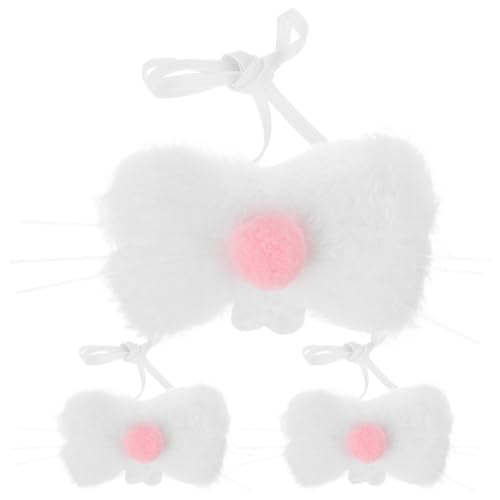 LIFKOME 3 Stück Hasennase aus Plüschstoff Hasenkostüm für Ostern Cosplay, Geburtstag Tierkostüm Kaninchennase für Kinder LIFKOME 3 Stück Hasennase aus Plüschstoff Hasenkostüm für Ostern Cosplay, Geburtstag Tierkostüm Kaninchennase für Kinder von LIFKOME