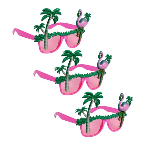 LIFKOME 3 Stück Hawaii Party Sonnenbrillen mit Flamingo und Kokosbaum Leichte Uv Schutzbrillen für Sommerfeste Strand und Poolparty Lustige Hawaii Eyewear für Karneval und Mottopartys LIFKOME 3 Stück Hawaii Party Sonnenbrillen mit Flamingo und Kokosbaum Leichte Uv Schutzbrillen für Sommerfeste Strand und Poolparty Lustige Hawaii Eyewear für Karneval und Mottopartys von LIFKOME