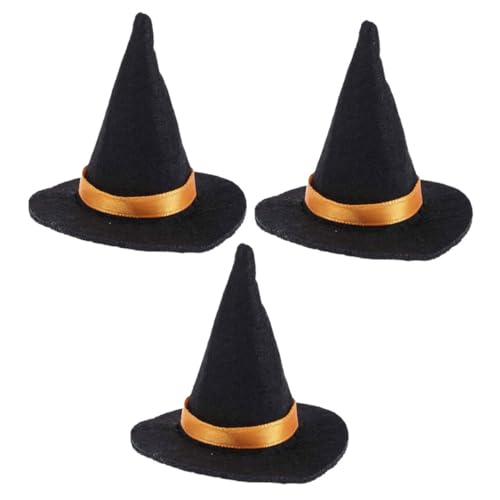 LIFKOME 3 Stück Mini Halloween Hexenhut Flaschenaufsätze Weinflaschen Dekoration Party Tischdeko Schwarz Kompakt Festlich LIFKOME 3 Stück Mini Halloween Hexenhut Flaschenaufsätze Weinflaschen Dekoration Party Tischdeko Schwarz Kompakt Festlich von LIFKOME