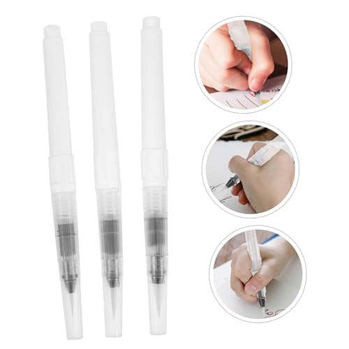 LIFKOME 3 Stück Nachfüllbare Wasserfarben Pinselstifte mit Transparentem Tank Langlebige Nylonborsten Wiederverwendbar für Aquarell Gouache und Ölmalerei für Künstler und Zeichner LIFKOME 3 Stück Nachfüllbare Wasserfarben Pinselstifte mit Transparentem Tank Langlebige Nylonborsten Wiederverwendbar für Aquarell Gouache und Ölmalerei für Künstler und Zeichner von LIFKOME