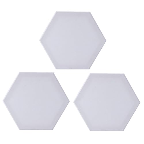 LIFKOME 3 Stück Sechseckige Künstler leinwände Baumwoll malkarton Weiß Vorgestrichen Stabil für Ölfarben Tempera Kleines DIY malpanel für Hobby und Kunst LIFKOME 3 Stück Sechseckige Künstler leinwände Baumwoll malkarton Weiß Vorgestrichen Stabil für Ölfarben Tempera Kleines DIY malpanel für Hobby und Kunst von LIFKOME