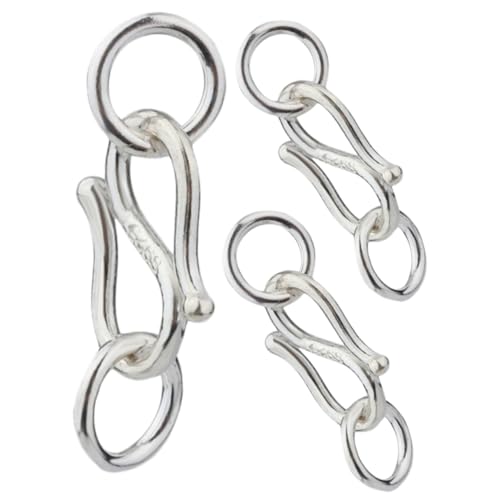 LIFKOME 3 Stück Silber Schmuckverschluss S Haken Anhänger Verschluss Armband DIY Zubehör für Freundschaftsbänder und Modische Armbänder Herren LIFKOME 3 Stück Silber Schmuckverschluss S Haken Anhänger Verschluss Armband DIY Zubehör für Freundschaftsbänder und Modische Armbänder Herren von LIFKOME