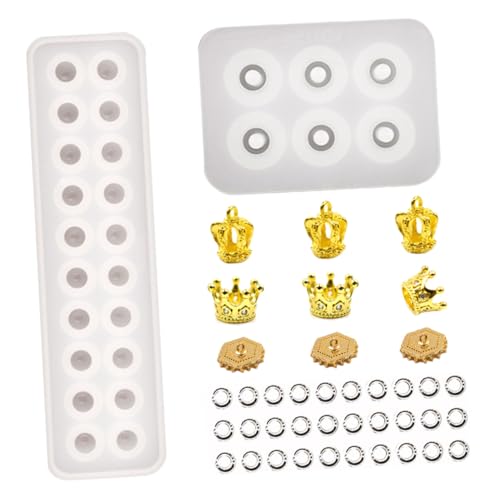 LIFKOME 3 Stück Silikonform Kugelförmige Anhängerform Silikon DIY Schmuckform Flexible Gießform für Epoxidharz Anhänger Basteln von LIFKOME