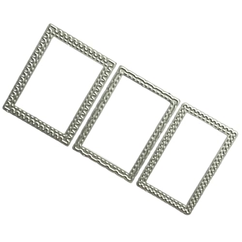 LIFKOME 3 Stück Teiliges DIY Stanzschablonen aus Karbonstahl Langlebige Briefmarken Stanzformen für Scrapbooking Kartenherstellung und Handprägung Wiederverwendbar Bruchfest Geeignet für von LIFKOME