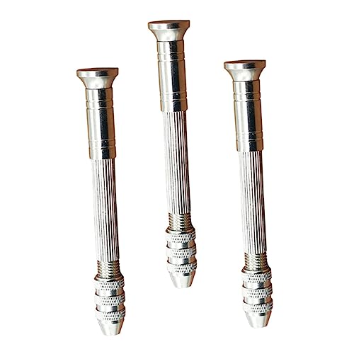 LIFKOME 3 Stück Teiliges Manuelles Handbohrer Legiertem Stahl Professioneller Mini Bohrer für Modellbau Holz Kunststoff Basteln und DIY Rutschfestes Design Einfach zu Bedienen Lagern LIFKOME 3 Stück Teiliges Manuelles Handbohrer Legiertem Stahl Professioneller Mini Bohrer für Modellbau Holz Kunststoff Basteln und DIY Rutschfestes Design Einfach zu Bedienen Lagern von LIFKOME