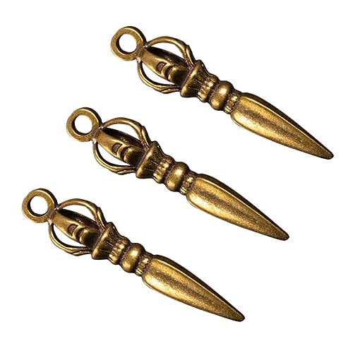 LIFKOME 3 Stück Teiliges Messing Langlebige Stabile Auto und Wohnraumdekoration Handgefertigte Tibetische Goldener Stößel Anhänger Vielseitiger Feng Shui Schutz und Schmuck LIFKOME 3 Stück Teiliges Messing Langlebige Stabile Auto und Wohnraumdekoration Handgefertigte Tibetische Goldener Stößel Anhänger Vielseitiger Feng Shui Schutz und Schmuck von LIFKOME