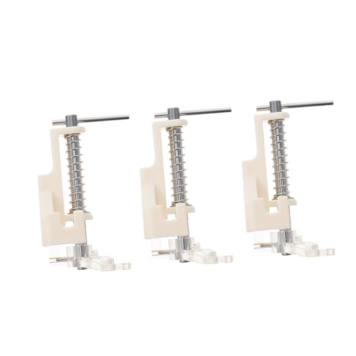 LIFKOME 3 Stück Teiliges Nähmaschinen Nähfuß Ersatzteile Quilt Presser Feet aus Langlebigem Material Rostfrei Installieren Geeignet für Verschiedene Näharbeiten und Patchwork von LIFKOME