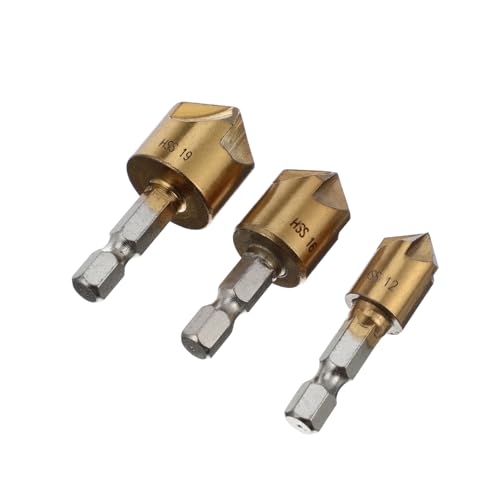 LIFKOME 3 Stück Teiliges Schlitz Stahl Chamfering Cutter Langlebiger Fünfkant Fräser Präzise Entgratung Robustes Material Effiziente Anwendung LIFKOME 3 Stück Teiliges Schlitz Stahl Chamfering Cutter Langlebiger Fünfkant Fräser Präzise Entgratung Robustes Material Effiziente Anwendung von LIFKOME