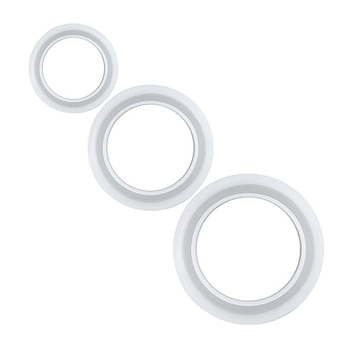 LIFKOME 3 Stück Teiliges Silikonarmreif Gießform für Diy Handwerk Armbandformen für Schmuckherstellung Geeignet für Bastelprojekte Innere Durchmesser von LIFKOME