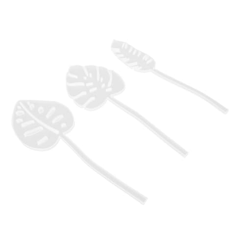 LIFKOME 3 Stück Teiliges Silikonblatt DIY Formset Hochwertige Silikonformen für Epoxidharz Bastelprojekte und Tischdekoration Einfach zu Reinigen und Langlebig von LIFKOME