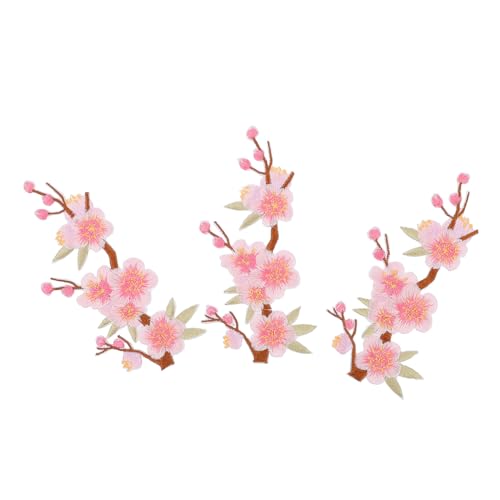 LIFKOME 3 Stück Wintersüße Pflaumenblüten Aufnäher zum Aufbügeln und Nähen Handgefertigte DIY Stickerei Kleidungspatches für Kreative Kleidungsdekoration LIFKOME 3 Stück Wintersüße Pflaumenblüten Aufnäher zum Aufbügeln und Nähen Handgefertigte DIY Stickerei Kleidungspatches für Kreative Kleidungsdekoration von LIFKOME