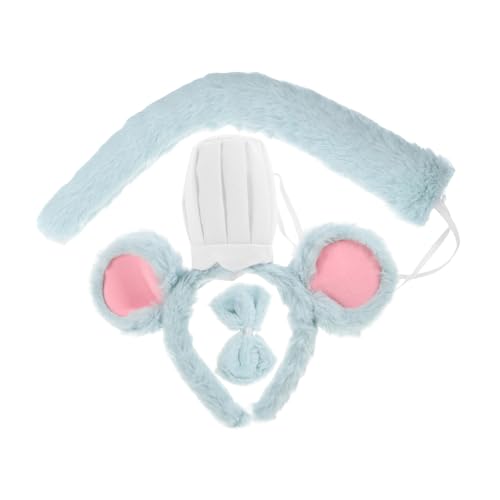 LIFKOME 3-teiliges -kostüm Für Damen Mit Plüschohren, Stirnband, Und Fliege, Lustige Und Bezaubernde Tierkostüm-requisiten Für Halloween-partys Oder Cosplay-events, Grün LIFKOME 3-teiliges -kostüm Für Damen Mit Plüschohren, Stirnband, Und Fliege, Lustige Und Bezaubernde Tierkostüm-requisiten Für Halloween-partys Oder Cosplay-events, Grün von LIFKOME