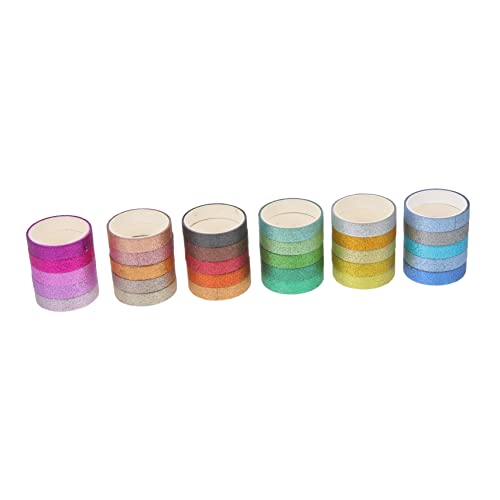 LIFKOME 30 Rollen Bunte Glitter Washi Klebebänder Dekoratives Scrapbook DIY Papierband Vielseitiges Bastelband für Planer Journale Handwerk Kompakt und Kreativ LIFKOME 30 Rollen Bunte Glitter Washi Klebebänder Dekoratives Scrapbook DIY Papierband Vielseitiges Bastelband für Planer Journale Handwerk Kompakt und Kreativ von LIFKOME