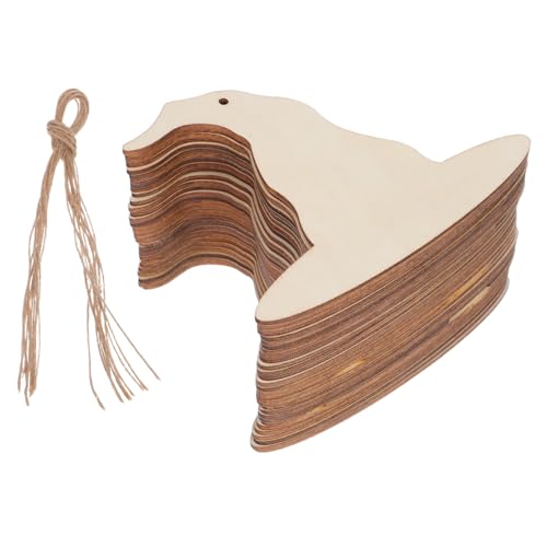 LIFKOME 30 Stk. Teiliges Halloween Holzset mit Glatten Unlackierten Hexenhut Ausschnitten aus Stabilem Holz Juteband für DIY Dekorationen Party und Herbstveranstaltungen Vielseitig LIFKOME 30 Stk. Teiliges Halloween Holzset mit Glatten Unlackierten Hexenhut Ausschnitten aus Stabilem Holz Juteband für DIY Dekorationen Party und Herbstveranstaltungen Vielseitig von LIFKOME