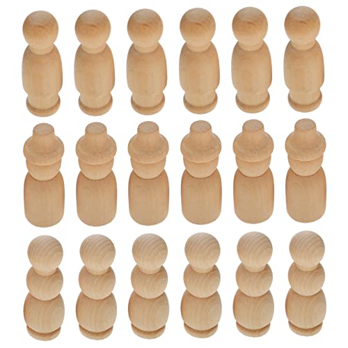 LIFKOME 30 Stück DIY Holzfiguren zum Bemalen Kreative Holz Puppen Unbemalt für Bastelprojekte für Partys und DIY Dekorationen LIFKOME 30 Stück DIY Holzfiguren zum Bemalen Kreative Holz Puppen Unbemalt für Bastelprojekte für Partys und DIY Dekorationen von LIFKOME