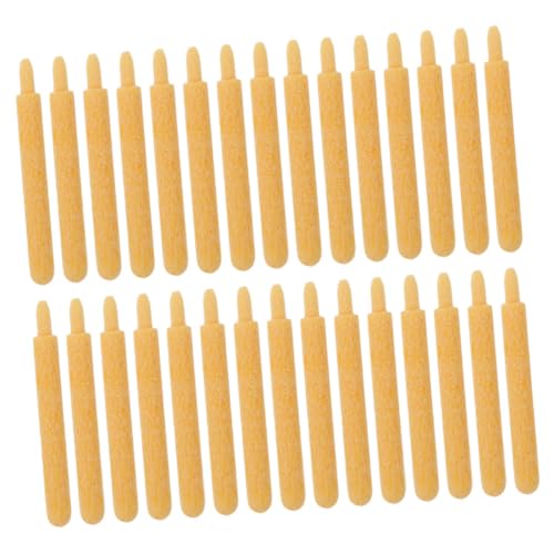 LIFKOME 30 Stück Ersatzspitze für Markierstifte Ersatzspitzen für Farbmarker Markierungsspitzen Marker-Spitzen-Nachfüllungen Austausch der Farbmarkerspitze Marker -Stiftnibs Polyester Gelb von LIFKOME