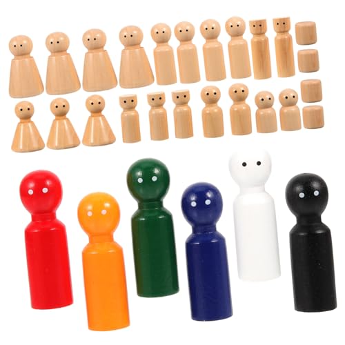 LIFKOME 30 Stück Teiliges Holz puppen peg Dolls zum Bemalen Natürliche Unbehandelte Holzmännchen für DIY Kinderbasteln Kreative Holzfiguren zum Bemalen und Dekorieren Sicheres LIFKOME 30 Stück Teiliges Holz puppen peg Dolls zum Bemalen Natürliche Unbehandelte Holzmännchen für DIY Kinderbasteln Kreative Holzfiguren zum Bemalen und Dekorieren Sicheres von LIFKOME