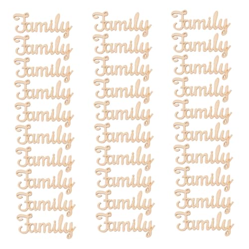 LIFKOME 30 Stück Teiliges Holzscheiben Deko Familienwörter Präzise Geschnitten Natürliches Holz DIY Bastelanhänger zum Hängen für Heim und Festtagsdekoration LIFKOME 30 Stück Teiliges Holzscheiben Deko Familienwörter Präzise Geschnitten Natürliches Holz DIY Bastelanhänger zum Hängen für Heim und Festtagsdekoration von LIFKOME