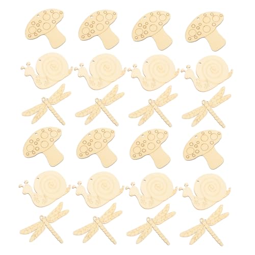 LIFKOME 30 Stück Teiliges Naturbelassene Holzscheiben mit Schneckenform Unvollendete Holzchips zum Bemalen Basteln und DIY deko für Hängende Anhänger für Kreative Heimdekoration LIFKOME 30 Stück Teiliges Naturbelassene Holzscheiben mit Schneckenform Unvollendete Holzchips zum Bemalen Basteln und DIY deko für Hängende Anhänger für Kreative Heimdekoration von LIFKOME