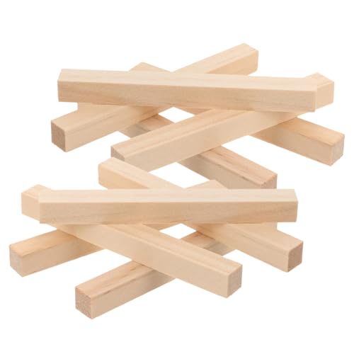 LIFKOME 30 Stück Teiliges Quadratische Holzdübelstäbe Naturbelassen zum Basteln DIY Holzleisten Holzstäbchen Holzklötzchen Modellbau und Handwerksprojekte LIFKOME 30 Stück Teiliges Quadratische Holzdübelstäbe Naturbelassen zum Basteln DIY Holzleisten Holzstäbchen Holzklötzchen Modellbau und Handwerksprojekte von LIFKOME