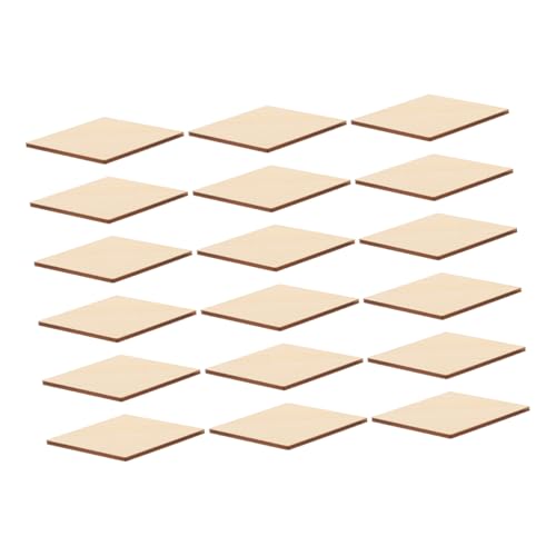 LIFKOME 30 Stück Teiliges Rhombus Holzscheiben DIY Holzplatten für Kreative Handwerkskunst Langlebiges Naturholz Holzdekoration für Party Geburtstags Weihnachtsdeko von LIFKOME