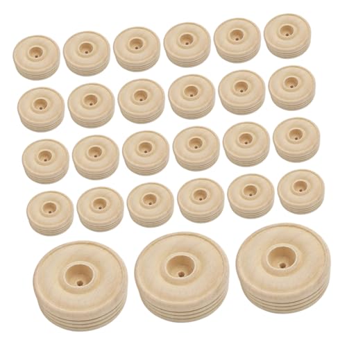 LIFKOME 30 Stück Teiliges Runde Holzräder aus Massivem Holz Kleine DIY Zubehör für Handgemachte Spielzeuge und Bastelarbeiten Langlebig und Sicher Geeignet für Jungen und Mädchen zum LIFKOME 30 Stück Teiliges Runde Holzräder aus Massivem Holz Kleine DIY Zubehör für Handgemachte Spielzeuge und Bastelarbeiten Langlebig und Sicher Geeignet für Jungen und Mädchen zum von LIFKOME