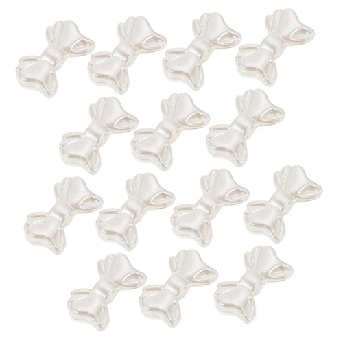 LIFKOME 300 Stück Bowknot Spacer Perlen aus Kunststoff Vielseitige Schmuckbastelperlen für DIY Ohrringe Armbänder Halsketten mit Vorgebohrtem für Kreative Schmuckherstellung von LIFKOME
