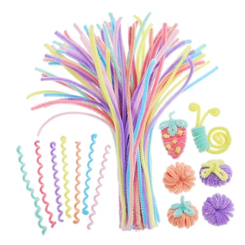 LIFKOME 300 Stück Chenille Stäbchen Flauschige Basteldraht Stäbe Weich und für Basteln Dekorationen und DIY Kunsthandwerk von LIFKOME