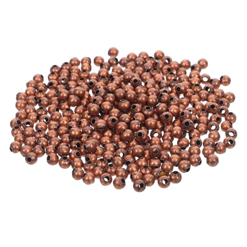 LIFKOME 300 Stück Runde Metallperlen Schmuckherstellung Große Glatte Abstandsperlen Mit 15 Mm Loch Für DIY Bastelarbeiten Armbänder Und Ohrringe LIFKOME 300 Stück Runde Metallperlen Schmuckherstellung Große Glatte Abstandsperlen Mit 15 Mm Loch Für DIY Bastelarbeiten Armbänder Und Ohrringe von LIFKOME