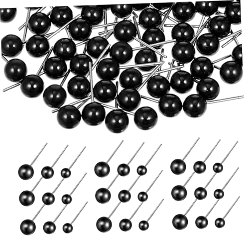 LIFKOME 300 Stück Teiliges Kunststoff sicherheitsaugen mit Nadel Vielseitig für Puppenherstellung Nadelfilzen Häkel Strickprojekte Langlebige Bastelaugen für DIY Plüschtiere und Wolltiere von LIFKOME