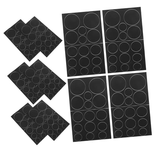 LIFKOME 30Blätter Selbstklebende Runde Punktaufkleber DIY Stoffdekoration für Kleidung Langlebige Reparaturflicken für Kreative Projekte und Stilvolle von LIFKOME