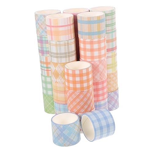 LIFKOME 30Rollen Washi Tape Mehrzweck Klebeband für DIY Scrapbooking Journaling Farbige Dekoration für Planer und Bastelprojekte Washi Material von LIFKOME