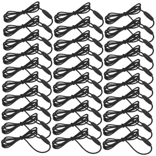 LIFKOME 30Sätze Lanyard Abreißsicherung mit Kunststoffverschlüssen Nylon Kordel für Halsketten und Armbänder für DIY Schmuckherstellung und Projekte von LIFKOME